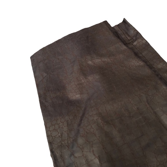 NASTY GAL Brown Faux-Leather Trouser - Picture 7 of 10